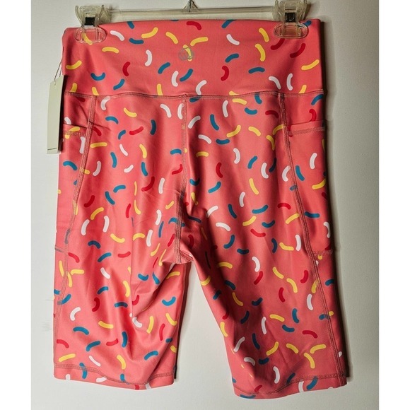 Feed Me Fight Me NWT Shorts M. Donut Sprinkles. Bright. Active wear. M - Picture 5 of 9